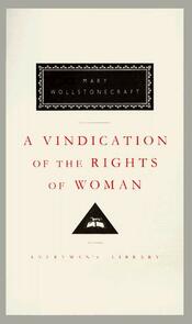 A Vindication of the Rights of Woman cover